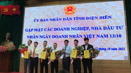 Điện Biên: Gặp mặt doanh nghiệp, nhà đầu tư nhân ngày Doanh nhân Việt Nam