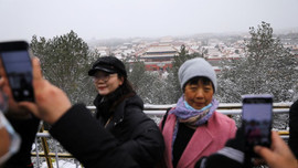Trung Quốc ban bố cảnh báo màu cam về bão tuyết