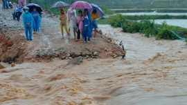 Quảng Ngãi: Mưa lớn khiến hàng loạt cầu ở miền núi đứt gãy, cô lập hơn 1.700 người dân