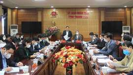  Bộ Tài nguyên và Môi trường làm việc với tỉnh Thanh Hóa về tổng kết thi hành Luật Đất đai 2013