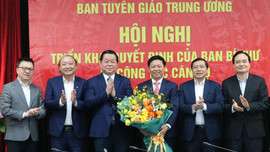 Ban Bí thư Trung ương Đảng bổ nhiệm ông Trần Thanh Lâm giữ chức Phó Trưởng ban Tuyên giáo Trung ương