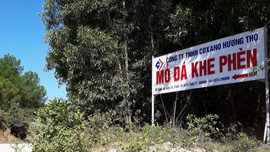 Thừa Thiên - Huế: Xử phạt mỏ đá Khe Phèn hơn 200 triệu đồng