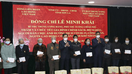 Phó Thủ tướng Lê Minh Khái thăm, làm việc và tặng quà Tết cho người dân Sơn La