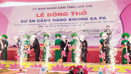 Lào Cai: Khánh thành, khởi công các công trình chào mừng 75 năm Ngày thành lập Đảng bộ tỉnh 