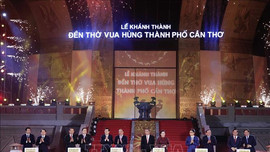 Chủ tịch nước dự Lễ khánh thành Đền thờ Vua Hùng tại TP Cần Thơ