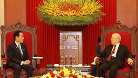 Tổng Bí thư Nguyễn Phú Trọng tiếp Thủ tướng Nhật Bản Kishida Fumio