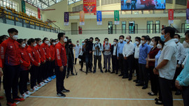 Phó Thủ tướng Vũ Đức Đam kiểm tra công tác chuẩn bị cho SEA Games 31 tại Bắc Ninh, Bắc Giang