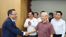 Tổng Bí thư Nguyễn Phú Trọng, Bí thư Quân uỷ Trung ương tiếp xúc cử tri