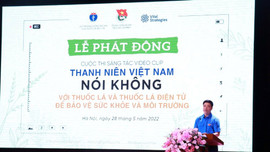 Thanh niên Việt Nam nói không với thuốc lá và thuốc lá điện tử để bảo vệ sức khỏe và môi trường