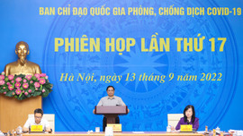 Thủ tướng Phạm Minh Chính chủ trì phiên họp Ban Chỉ đạo phòng, chống dịch COVID-19
