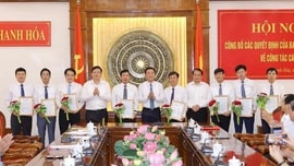 Thanh Hóa: Điều động luân chuyển và bổ nhiệm nhiều cán bộ chủ chốt