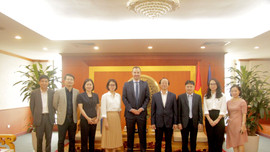 Thứ trưởng Võ Tuấn Nhân tiếp trưởng đại diện thường trú Văn phòng Hanns Seidel Foundation tại Việt Nam