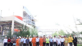 Nhiệt điện Vĩnh Tân 4: Diễn tập ứng phó sự cố tràn dầu, hoá chất 