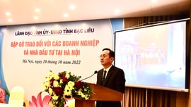 Xúc tiến đầu tư phát triển bền vững tỉnh Bạc Liêu