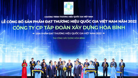 Tập đoàn Xây dựng Hòa Bình lần thứ 8 liên tiếp đạt Thương hiệu Quốc gia Việt Nam