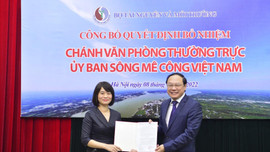 Bà Nguyễn Thị Thu Linh giữ chức Chánh Văn phòng Thường trực Ủy ban sông Mê Công Việt Nam