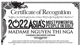 Chủ tịch Tập đoàn BRG tiếp tục được vinh danh “Người có tầm ảnh hưởng nhất châu Á trong lĩnh vực gôn”
