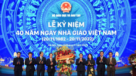 Bộ GD&ĐT tổ chức Lễ kỷ niệm 40 năm ngày Nhà giáo Việt Nam