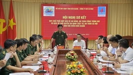 Bộ đội Biên phòng Kiên Giang và Công ty Khí Cà Mau sơ kết quy chế phối hợp