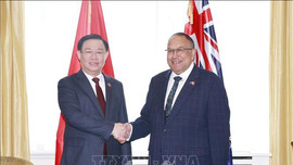 Chủ tịch Quốc hội Vương Đình Huệ gặp Chủ tịch Quốc hội New Zealand