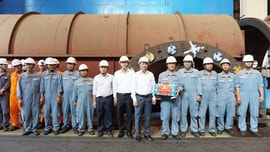 Trên công trường đại tu tổ máy ST14 Nhiệt điện Phú Mỹ 1
