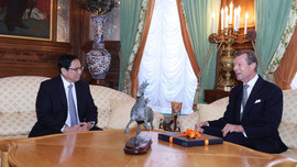 Thủ tướng Chính phủ Phạm Minh Chính hội kiến Đại Công tước Luxembourg Henri