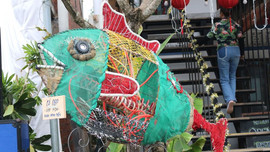 Quảng Nam: Ấn tượng Festival Nghệ thuật sắp đặt Môi trường biển Hội An 2022