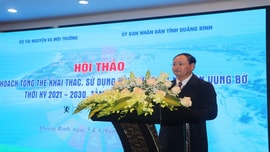Hướng đến khai thác, sử dụng bền vững tài nguyên vùng bờ