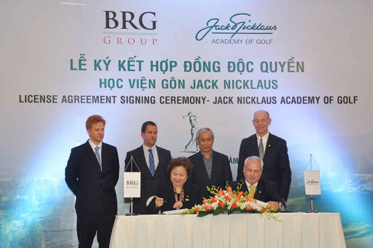 Tập đoàn BRG mở Học viện Gôn Jack Nicklaus độc quyền đào tạo chơi gôn chuyên nghiệp tại Việt Nam