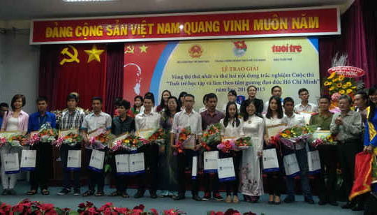 TPHCM: Trao giải 2 vòng thi "Tuổi trẻ học tập và làm theo tấm gương đạo đức Hồ Chí Minh"