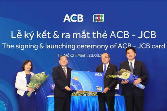 ACB phát hành thẻ tín dụng và ghi nợ ACB-JCB tại Việt Nam