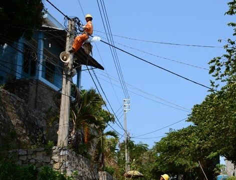 Kiên Giang: Khánh thành đường điện lưới quốc gia từ Hòn Đất ra xã đảo Hòn Tre