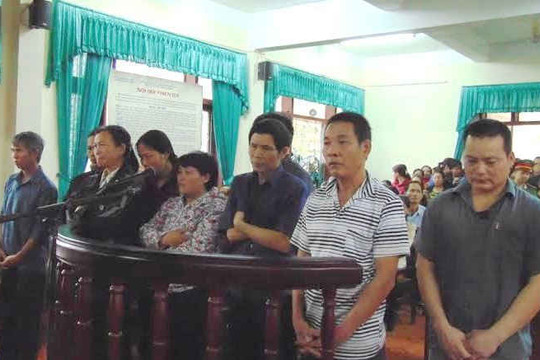 Hà Tĩnh: Hơn 200 tháng tù cho 9 đối tượng gây rối trật tự công cộng