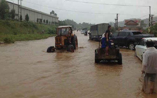 Ảnh hưởng bão số 1: Sơn La thiệt hại nặng do mưa lũ