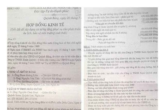 "Nhùng nhằng" từ một hợp đồng "đổi đất lấy công trình" ở Nghệ An