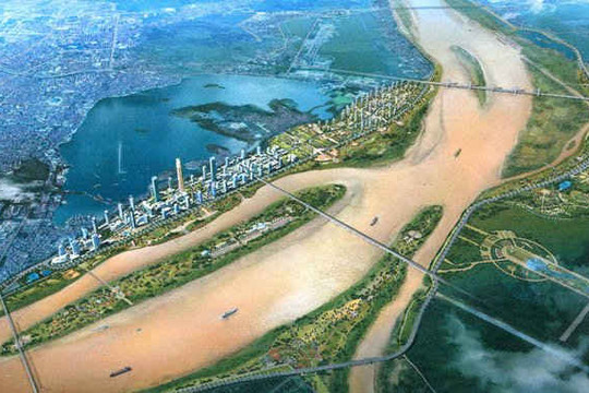 Hà Nội khởi động chiến lược quy hoạch đô thị hai bên bờ sông Hồng
