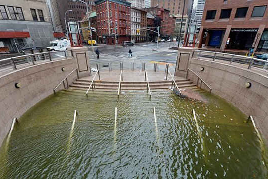 Biến đổi khí hậu làm tăng nguy cơ lũ lụt nghiêm trọng ở các thành phố lớn nhất của Mỹ