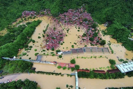 25 người chết và mất tích do mưa lũ bất thường