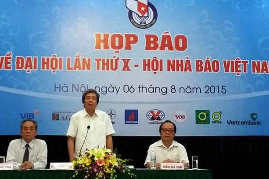 Đại hội X - Hội Nhà báo Việt Nam sẽ diễn ra từ ngày 7-9/8