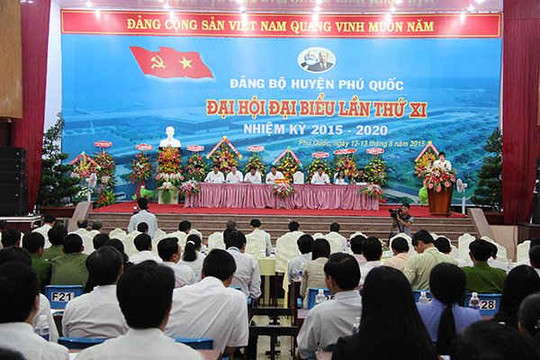 Khai mạc Đại hội đại biểu Đảng bộ huyện Phú Quốc lần thứ XI