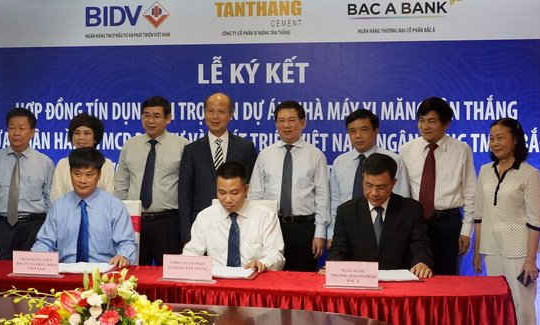 BIDV và BacA Bank tài trợ 3.150 tỷ đồng để triển khai Nhà máy xi măng Tân Thắng