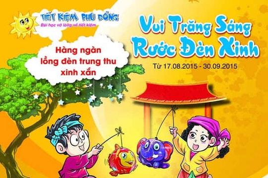 "Vui trăng sáng – rước đèn xinh" với Sacombank