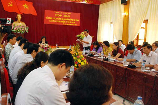 Yên Bái họp báo về Đại hội Đảng bộ tỉnh lần thứ XVIII