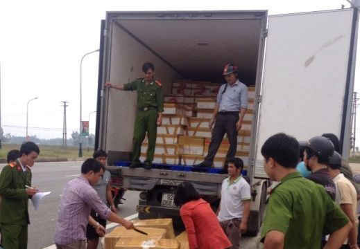 Hà Tĩnh: Bắt giữ xe tải vận chuyển  500kg nội tạng thối