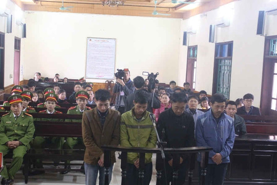 12 năm tù cho các bị cáo trong vụ sập giàn giáo ở Fomosa Hà Tĩnh