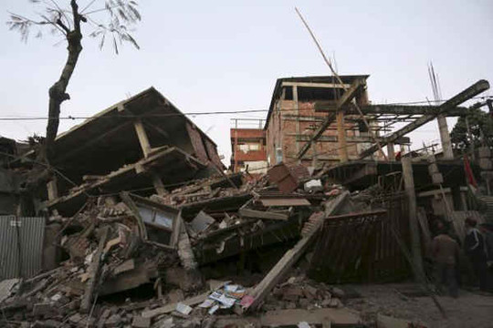 Động đất tấn công Nam Á, 9 người chết, gần 200 người bị thương