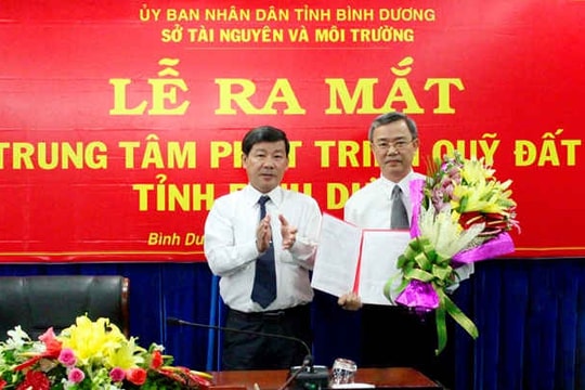 Ra mắt Trung tâm Phát triển quỹ đất tỉnh Bình Dương