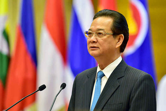 Thủ tướng Nguyễn Tấn Dũng chiêu đãi Đoàn Ngoại giao