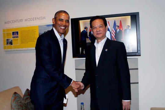 Thủ tướng Nguyễn Tấn Dũng hội kiến Tổng thống Barak Obama