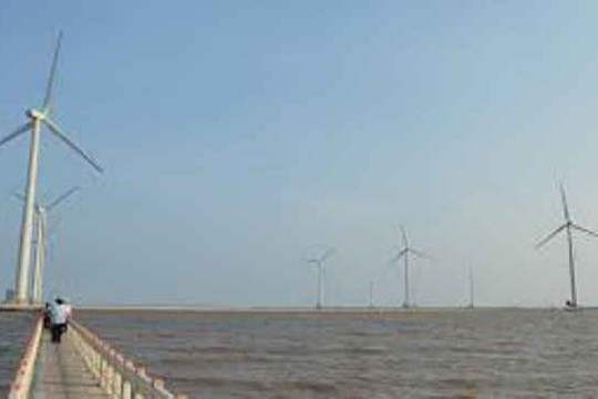 Phát triển năng lượng điện gió để ứng phó với BĐKH